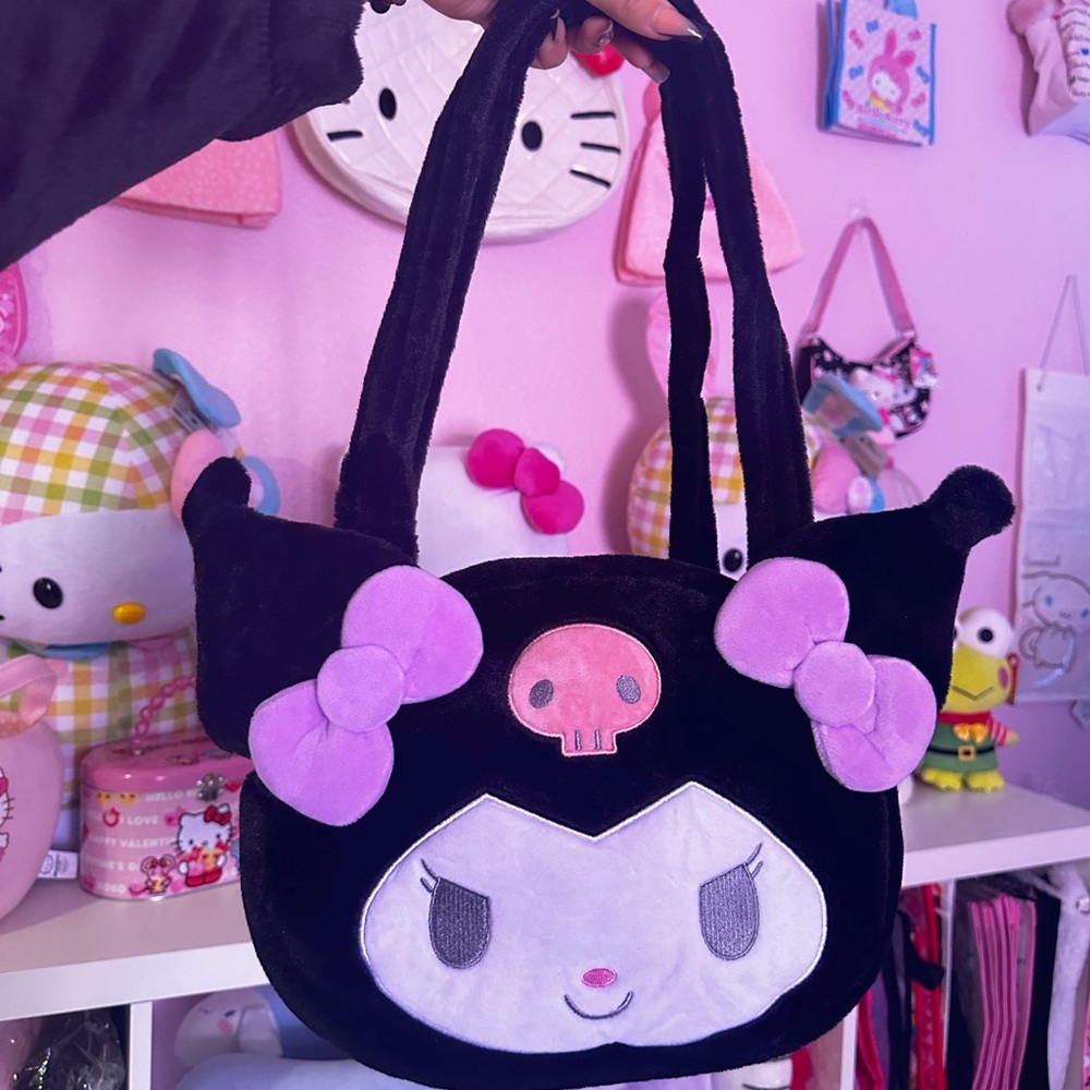 Kuromi Fuzzy Tote